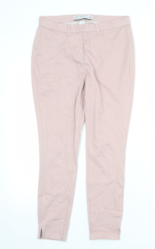 NEXT Womens Pink Cotton Jegging Jeans Size 12 Regular
