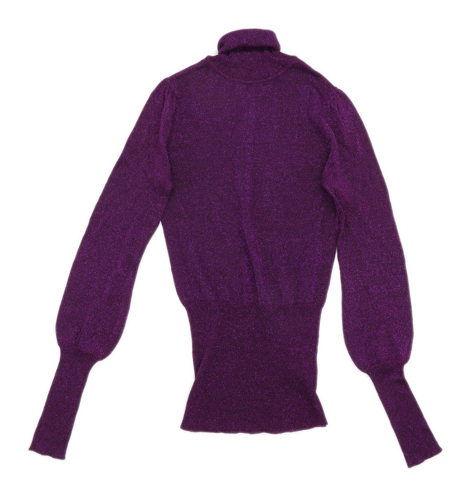 Atmosphere Womens Size 10 Purple Jumper Regular Preworn Ltd