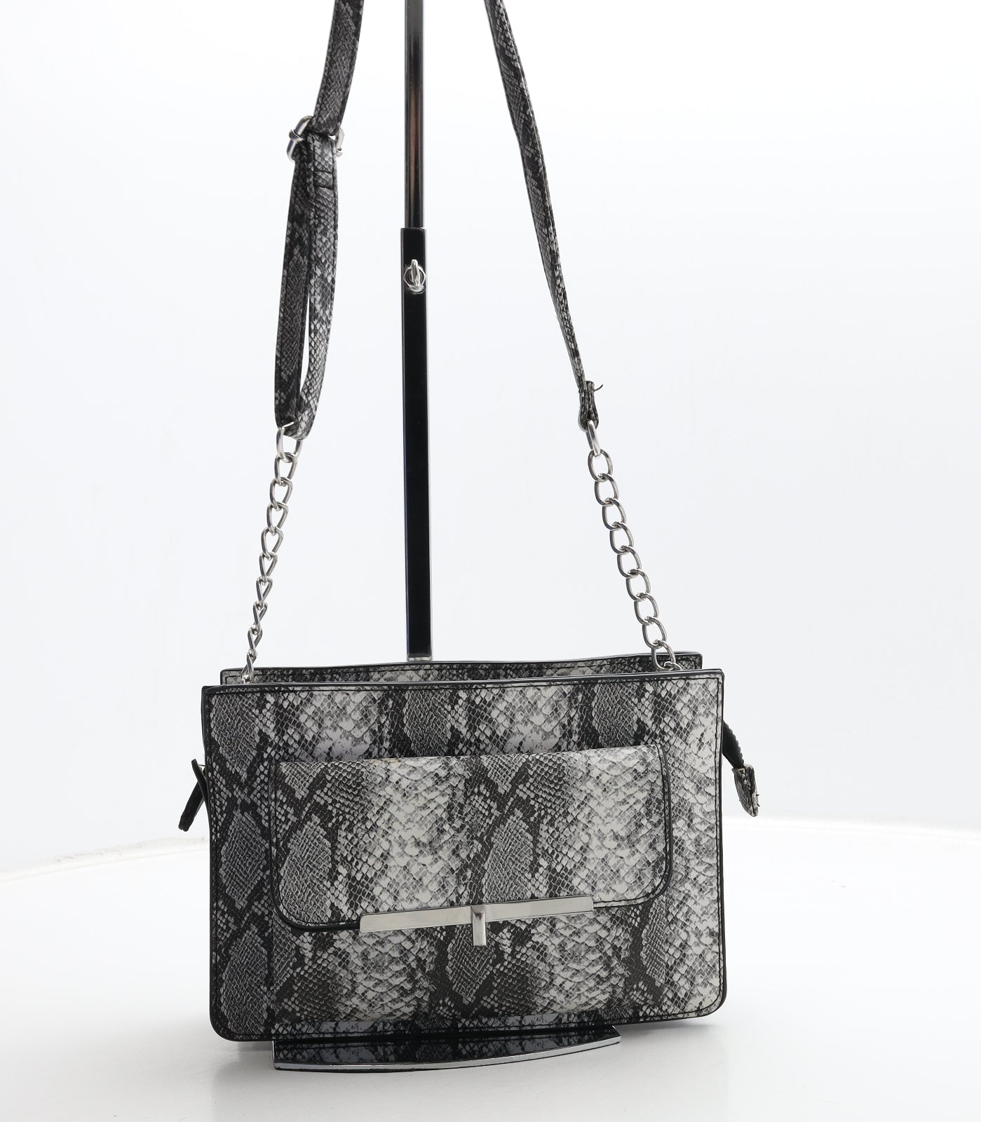 Snake print small on sale bag