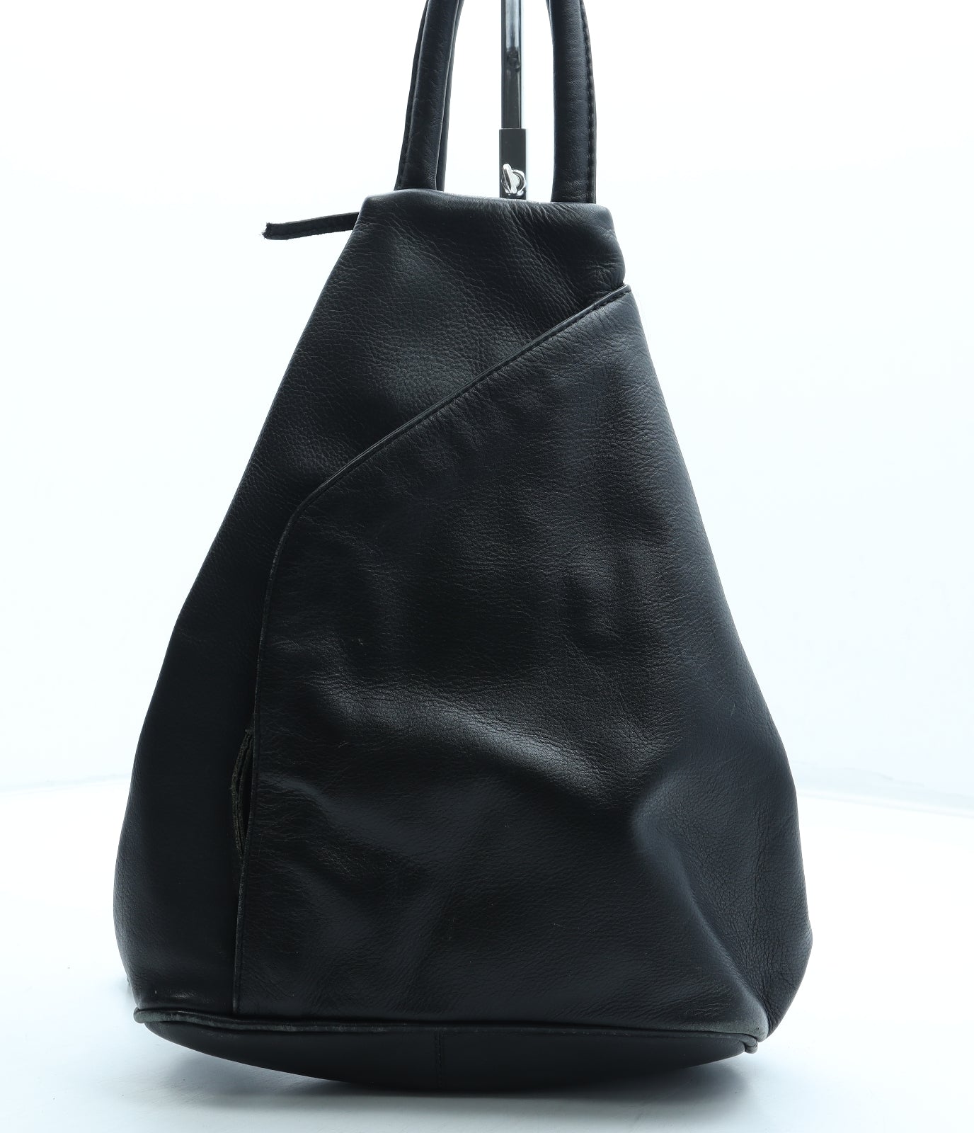 jobis black leather backpack