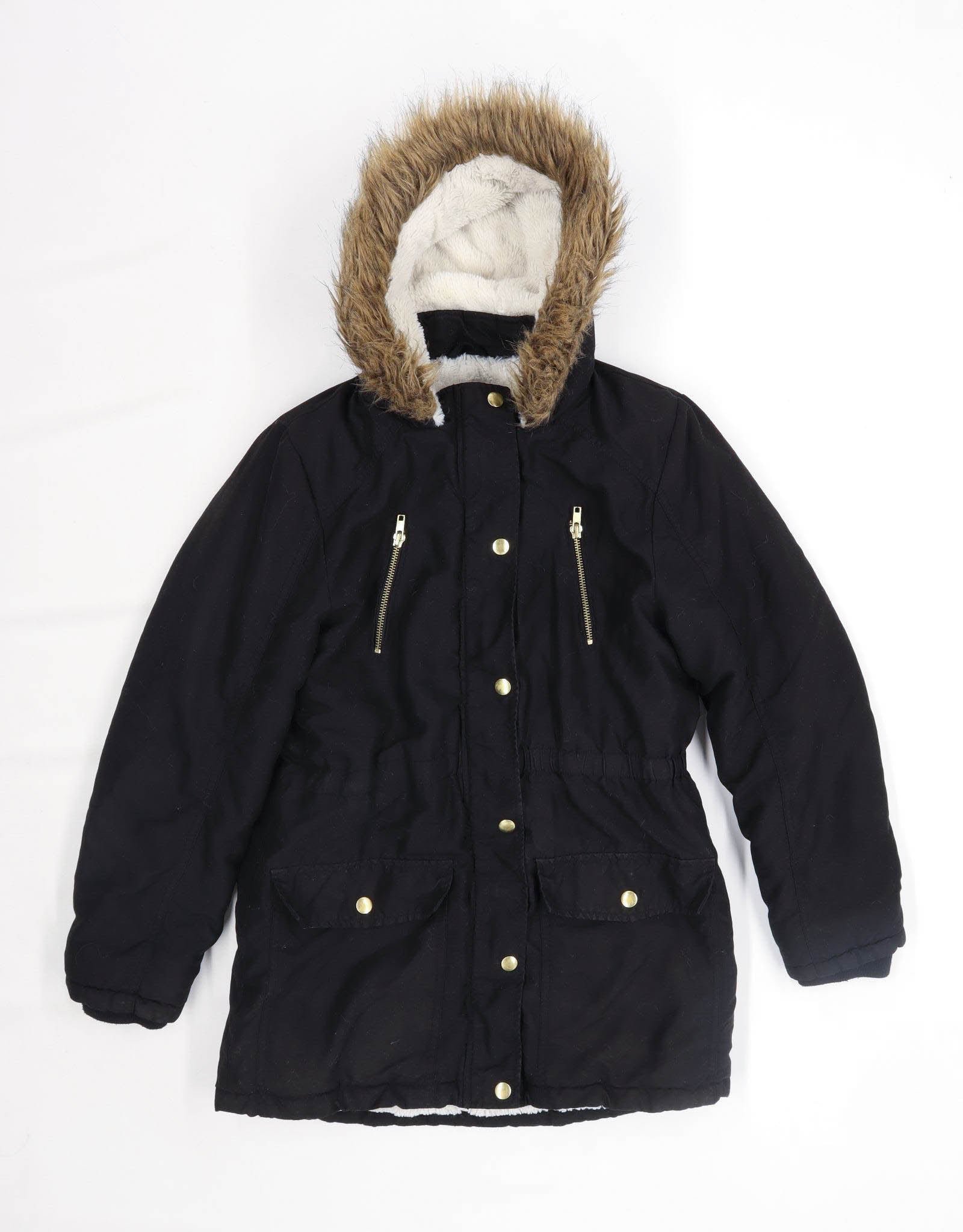 Girls black cheap coat age 13