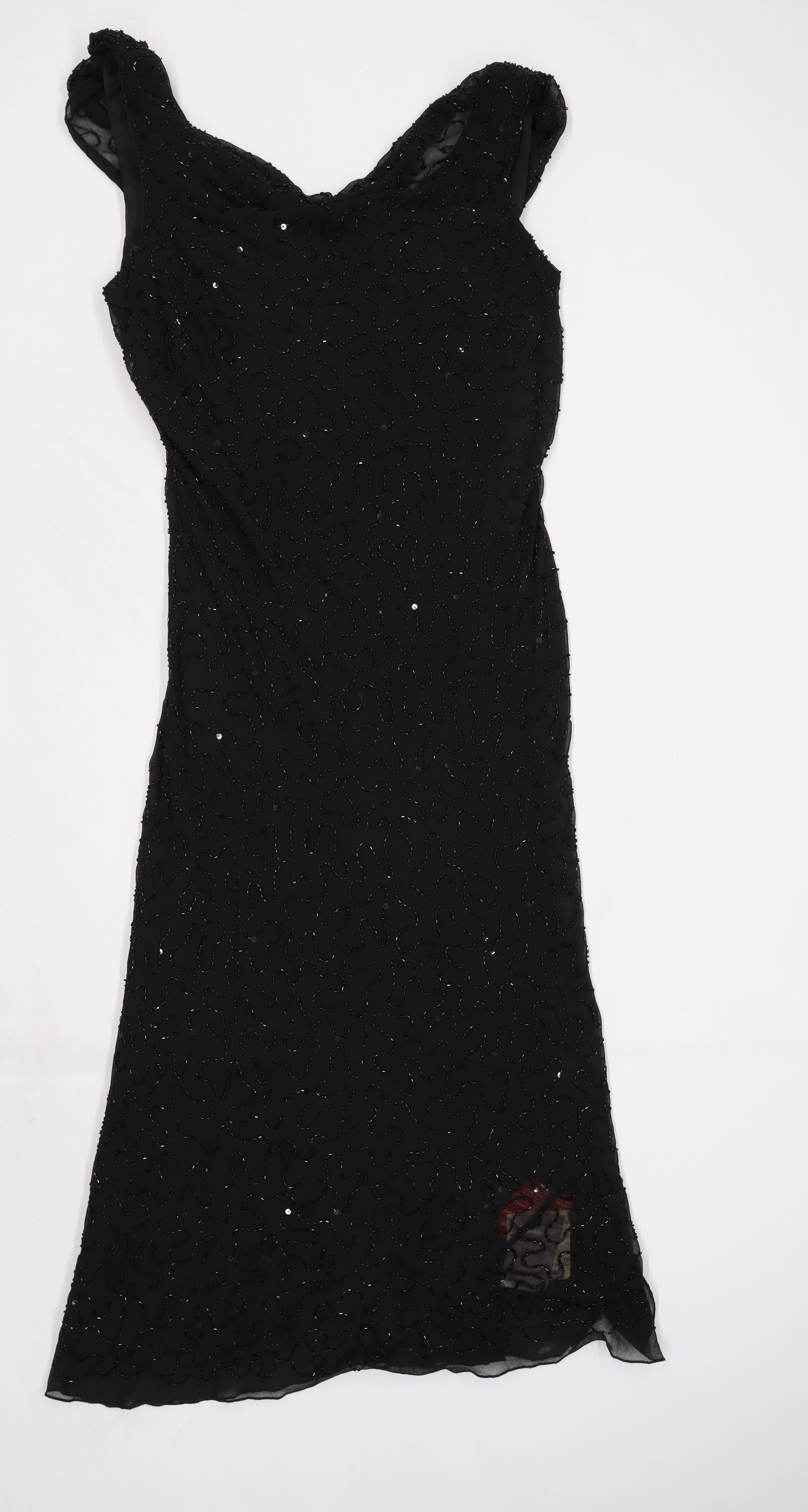 Berkertex Womens Black Slip Dress Size 12 – Preworn Ltd