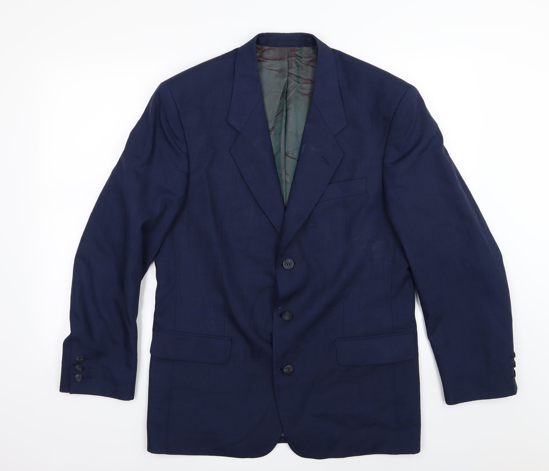 Ciro Citterio Mens Blue Jacket Suit Jacket Size 40