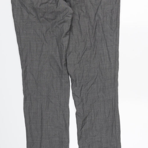 Topman Mens Grey  Rayon Dress Pants Trousers  L32 in