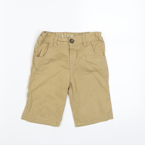 Nutmeg Boys Brown  Canvas Chino Shorts Size 3-4 Years