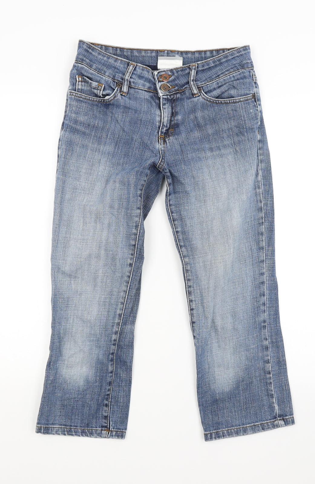 Wallis Womens Blue Denim Capri Jeans Size 8 L21 in – Preworn Ltd