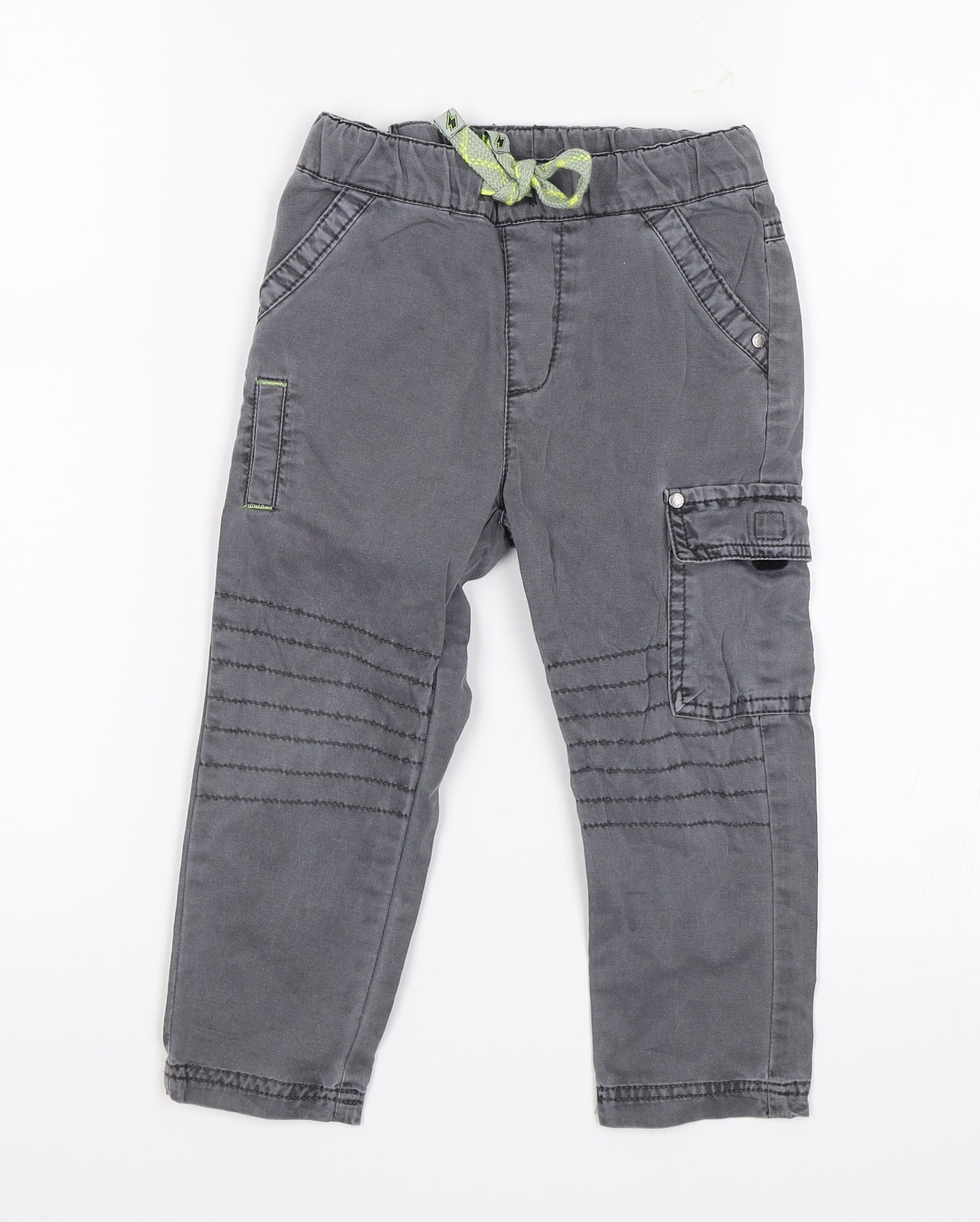 Boys grey clearance cargo trousers