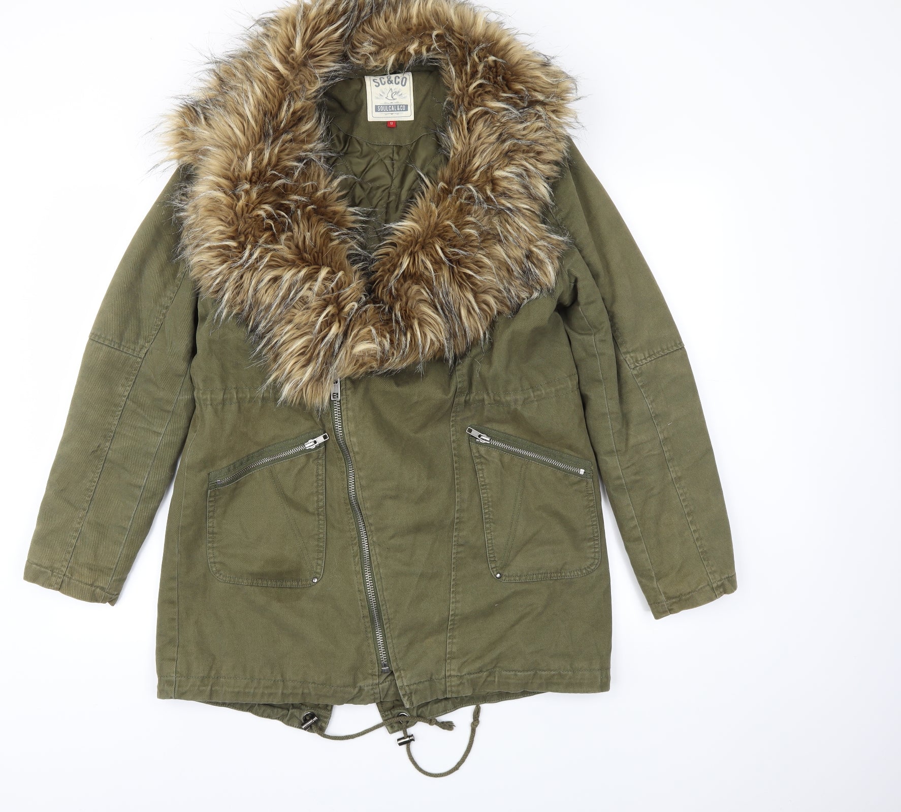 SC&CO Womens Green Jacket Coat Size 12 – Preworn Ltd