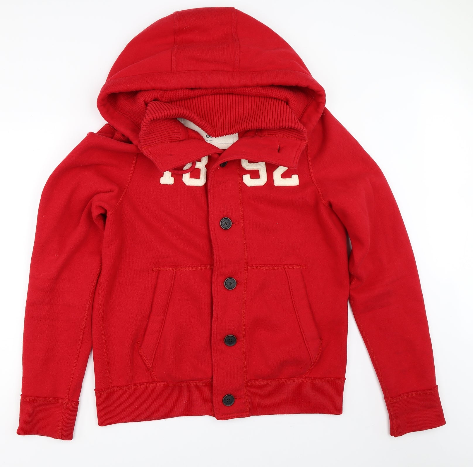 Abercrombie clearance red hoodie