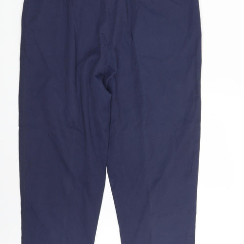 Lyle & Scott Womens Blue   Chino Trousers Size 16 L28 in