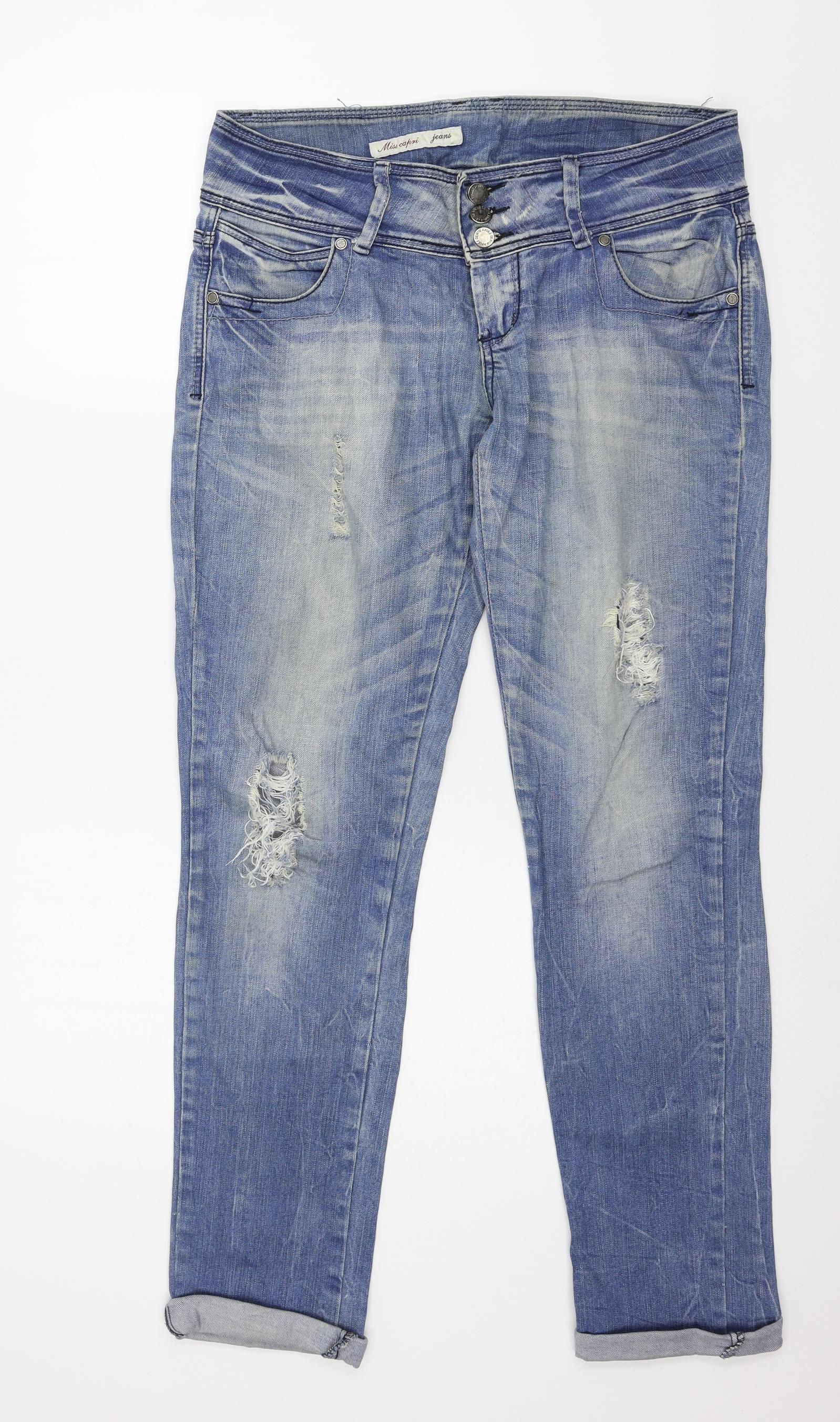Miss Capri Womens Blue Denim Mom Jeans Size 34 in L30 in – Preworn Ltd