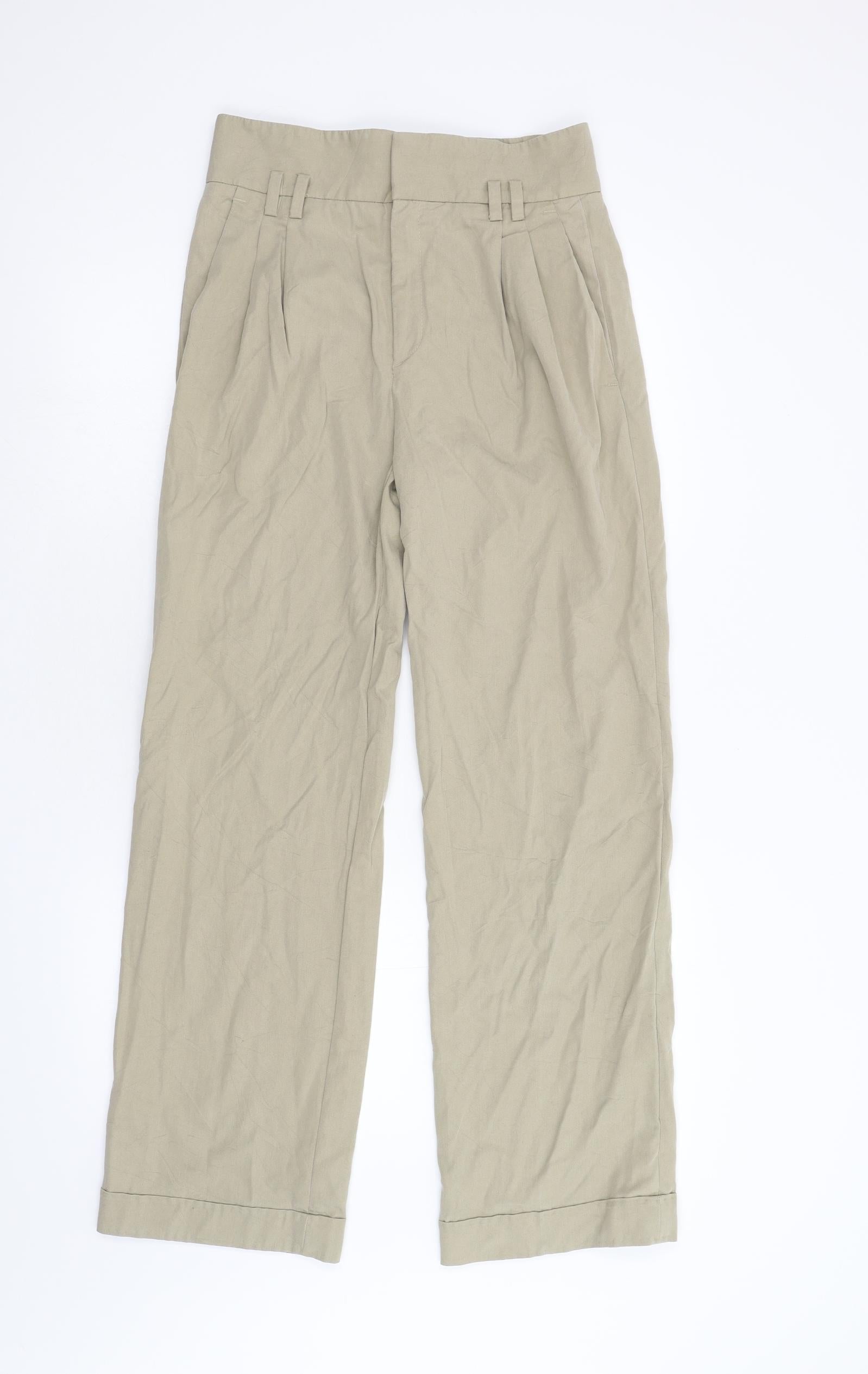 Zara Womens Beige Trousers Size XS L30 in – Preworn Ltd