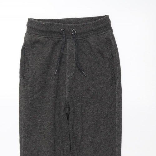 Nutmeg Boys Black   Sweatpants Trousers Size 8-9 Years