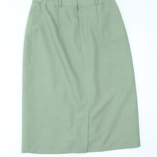 bonmarche Womens Green   Straight & Pencil Skirt Size 12