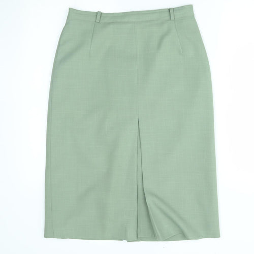 bonmarche Womens Green   Straight & Pencil Skirt Size 12