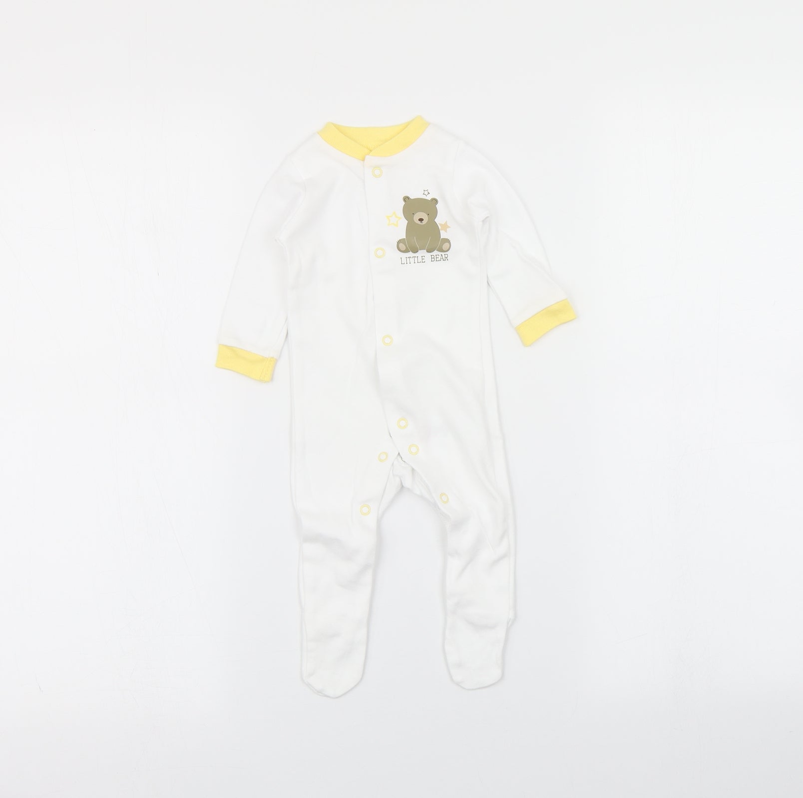 F F Baby White Babygrow One Piece Size Newborn Preworn Ltd