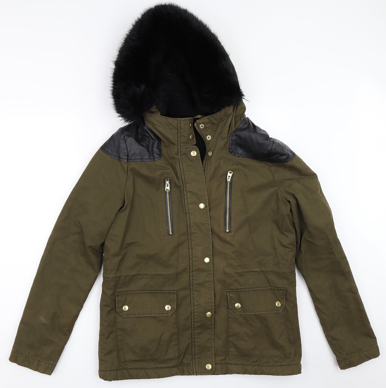 Topshop on sale parka coat