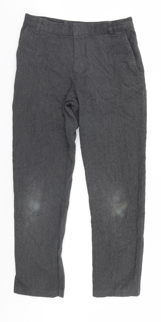 George Boys Grey   Carpenter Trousers Size 8-9 Years - School