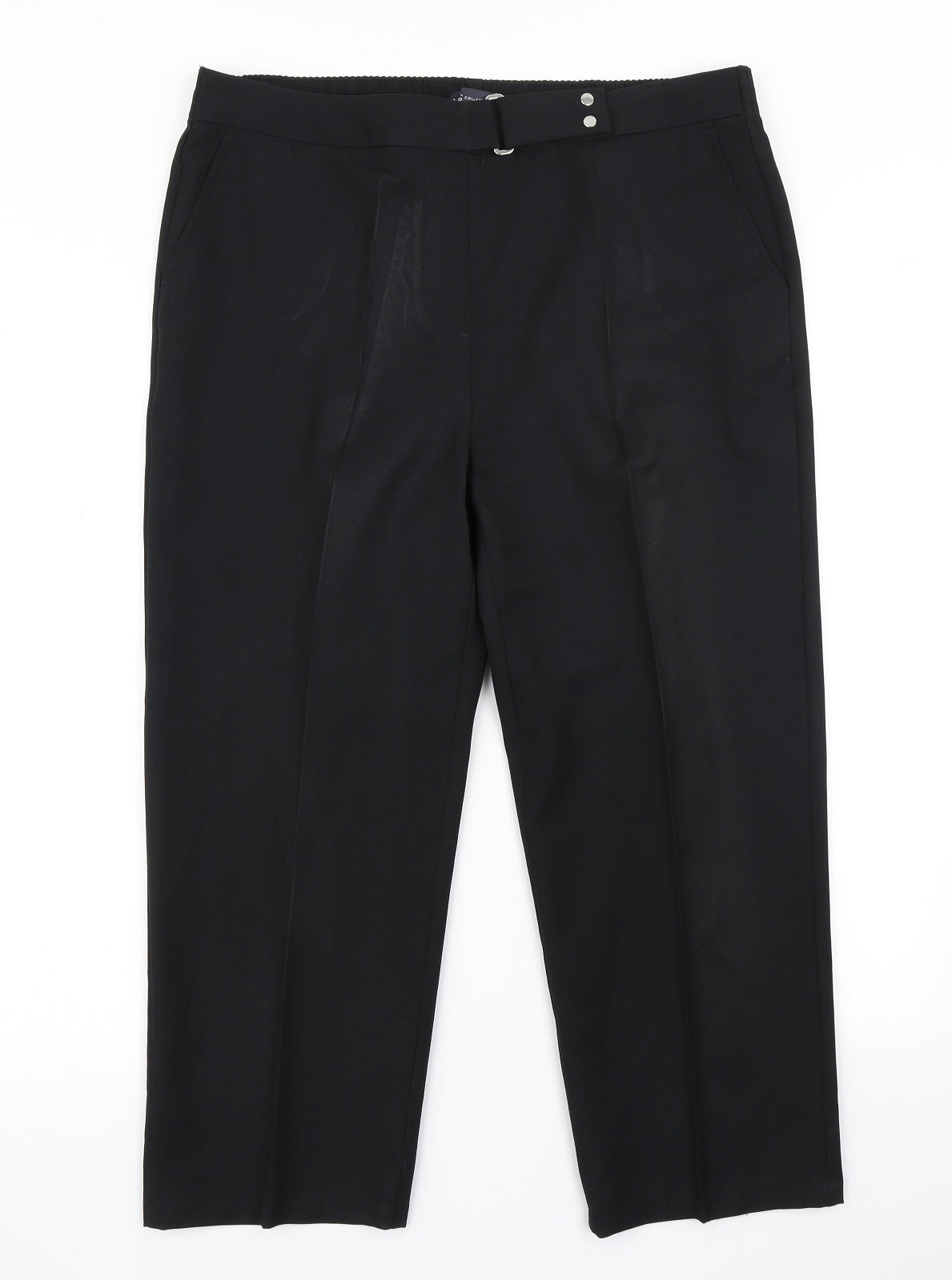 M&S Collection Womens Black Dress Pants Trousers Size 14 L20 in