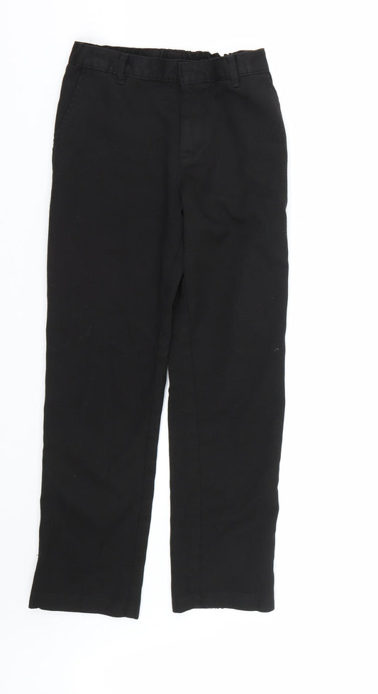 George Boys Black   Dress Pants Trousers Size 9-10 Years - School uniform