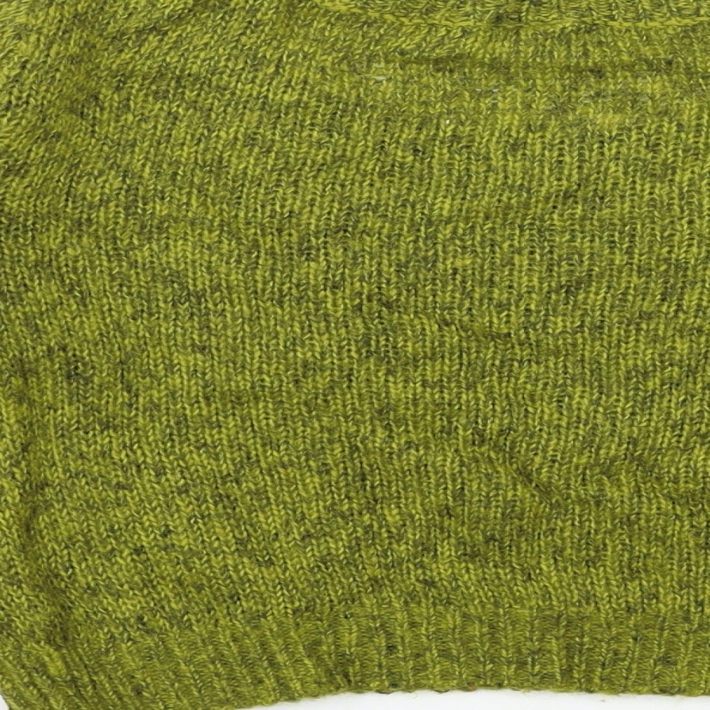 H&M Womens Green  Knit Pullover Jumper Size 8