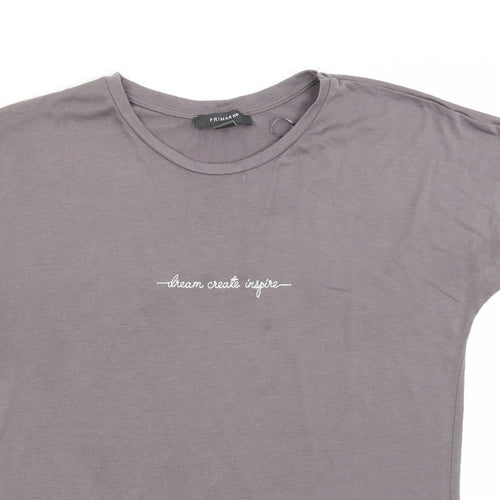 Primark Womens Purple   Basic T-Shirt Size XS  - Dream, create, inspire