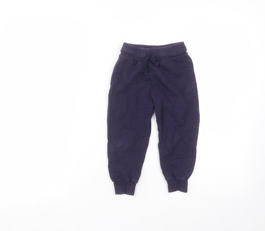 Preworn Boys Blue   Sweatpants Trousers Size 3-4 Years