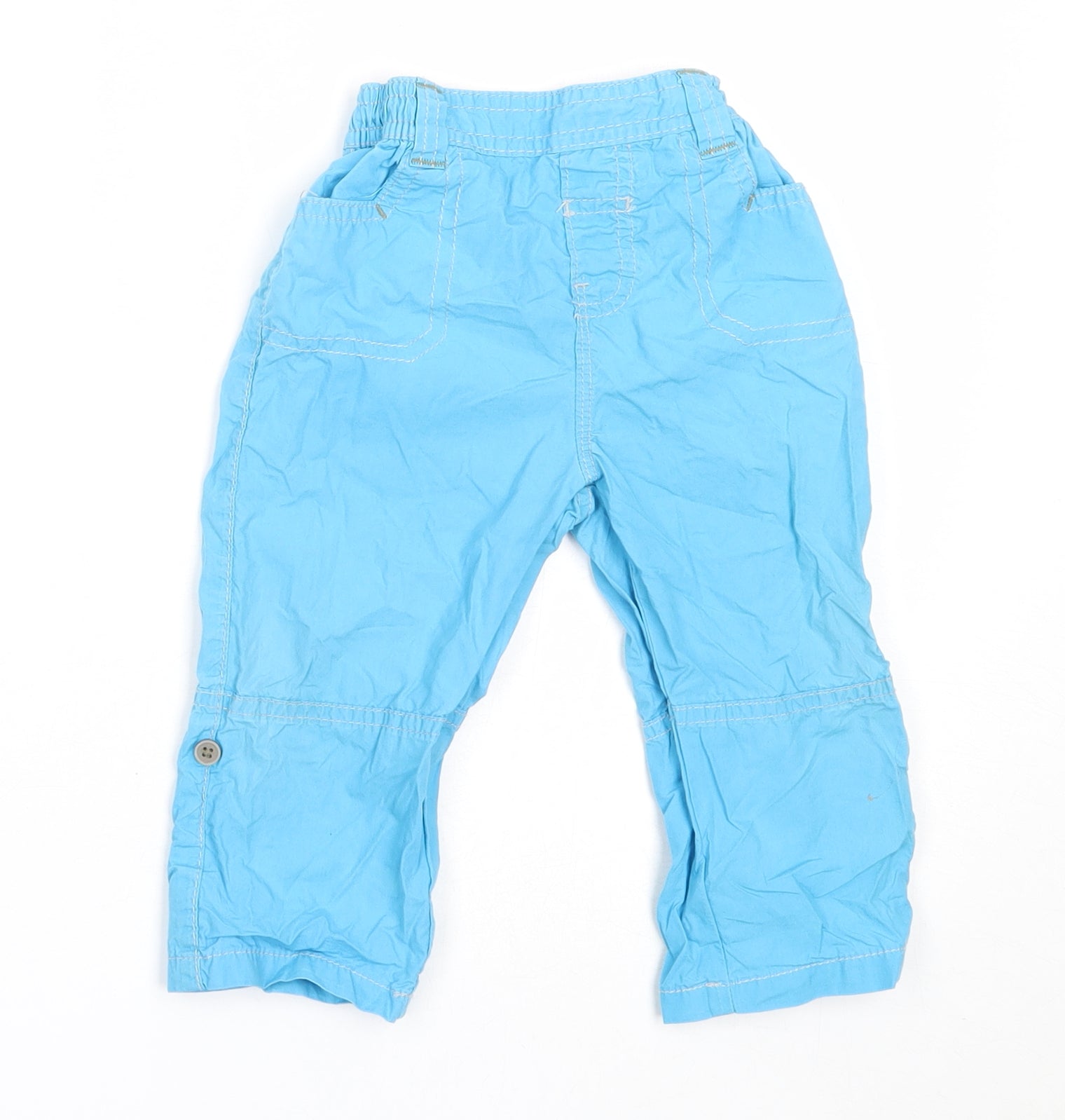 Boys blue sale cargo trousers