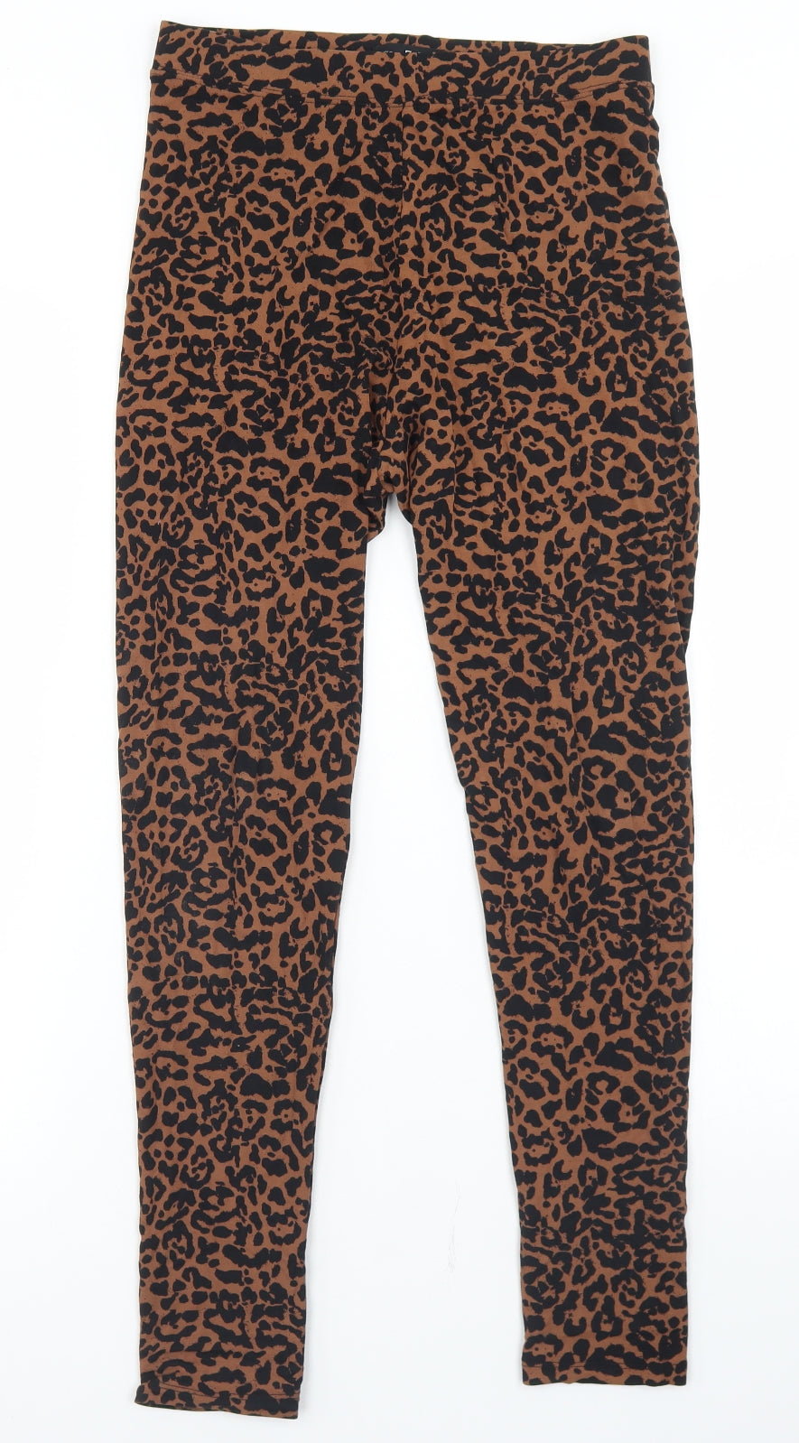 F&F Womens Brown Animal Print Viscose Capri Leggings Size 10 L25 in –  Preworn Ltd