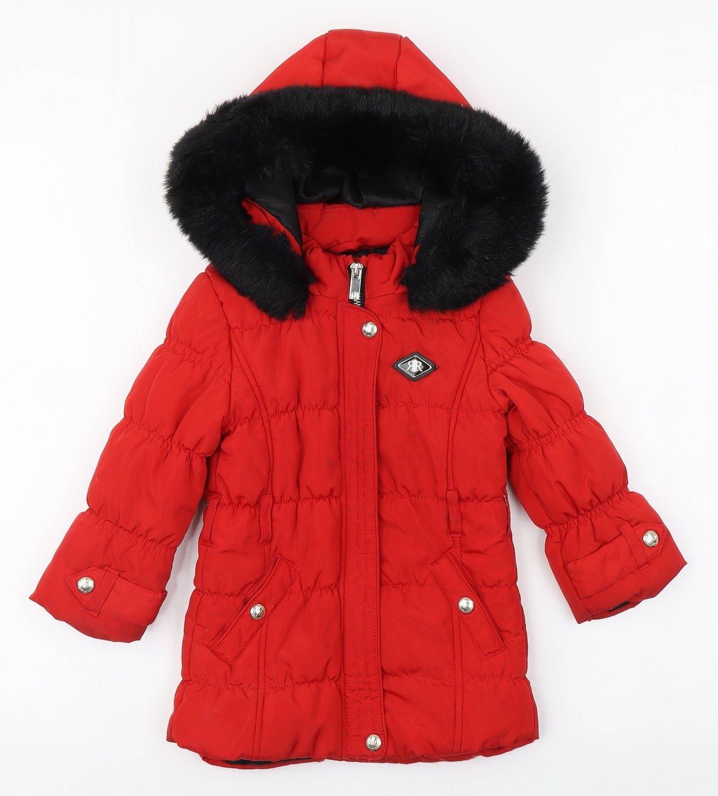 River island clearance red coat