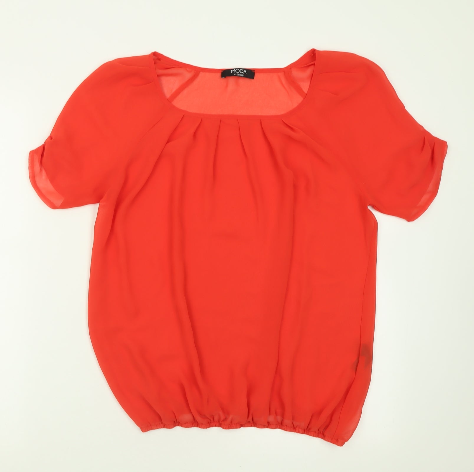 George Womens Pink Polyester Cropped T-Shirt Size M Scoop Neck - Sport –  Preworn Ltd
