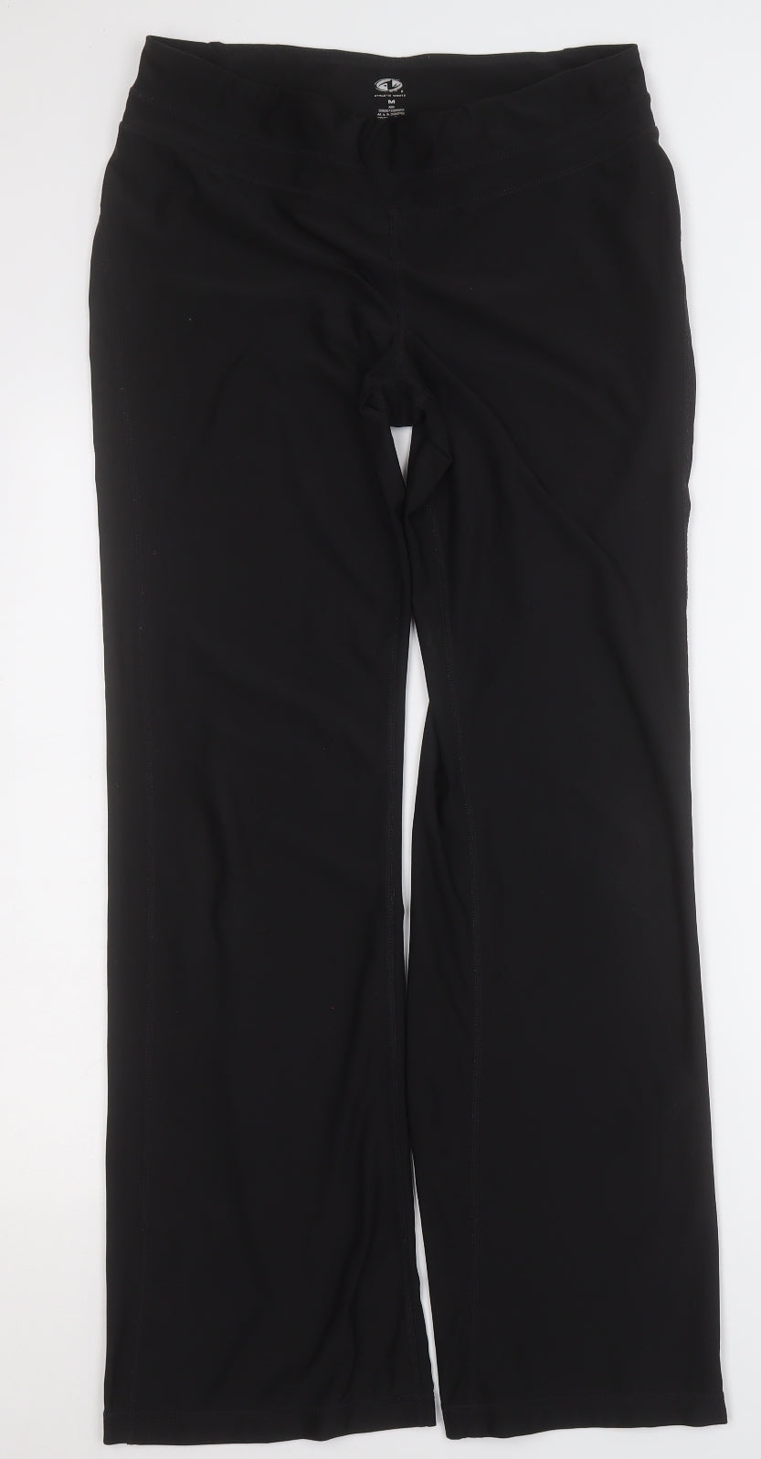 Athletic Works Womens Black Polyester Jogger Trousers Size M L30