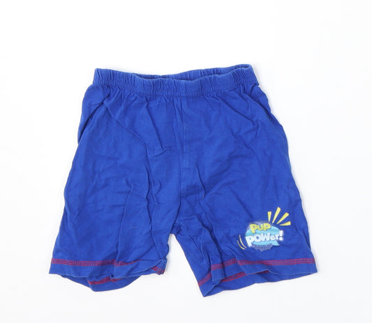 Paw Patrol Boys Blue  Cotton Sweat Shorts Size 2-3 Years  Regular