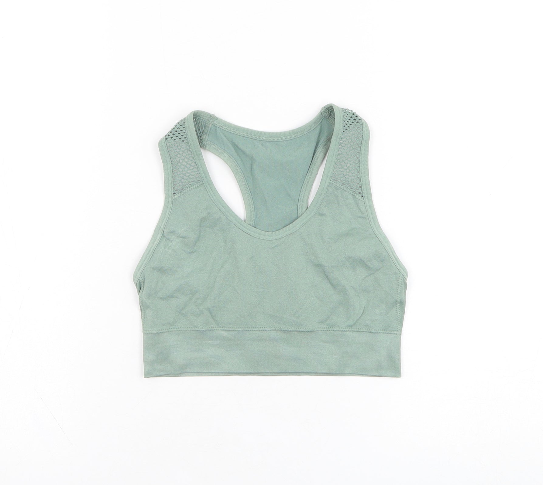 Dunnes Stores Womens Green Polyamide Cropped Tank Size XS Round