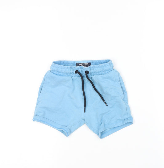 NEXT Boys Blue  Cotton Sweat Shorts Size 2-3 Years  Regular