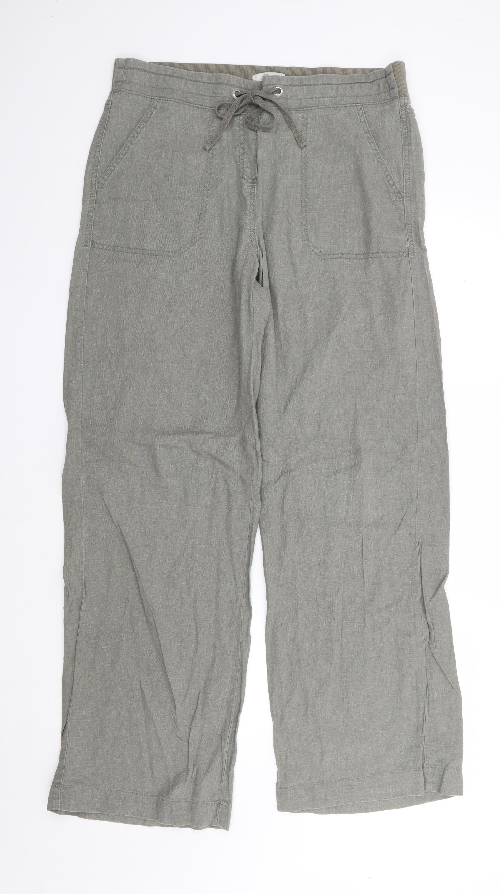 Peacocks ladies 2025 linen trousers