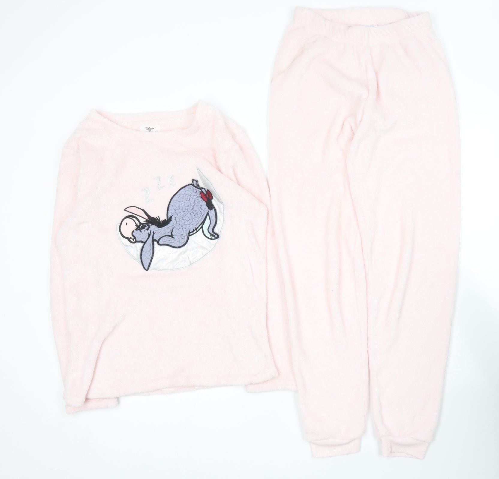 Primark Womens Pink Solid Polyester Top Pyjama Set Size 6 - Disney –  Preworn Ltd