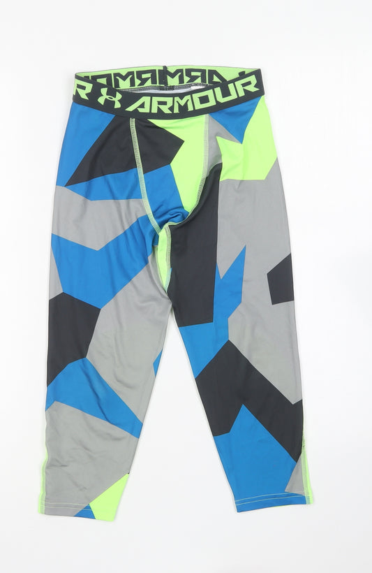 Under armour Boys Multicoloured Polyester Jogger Trousers Size 9-10 Years Regular