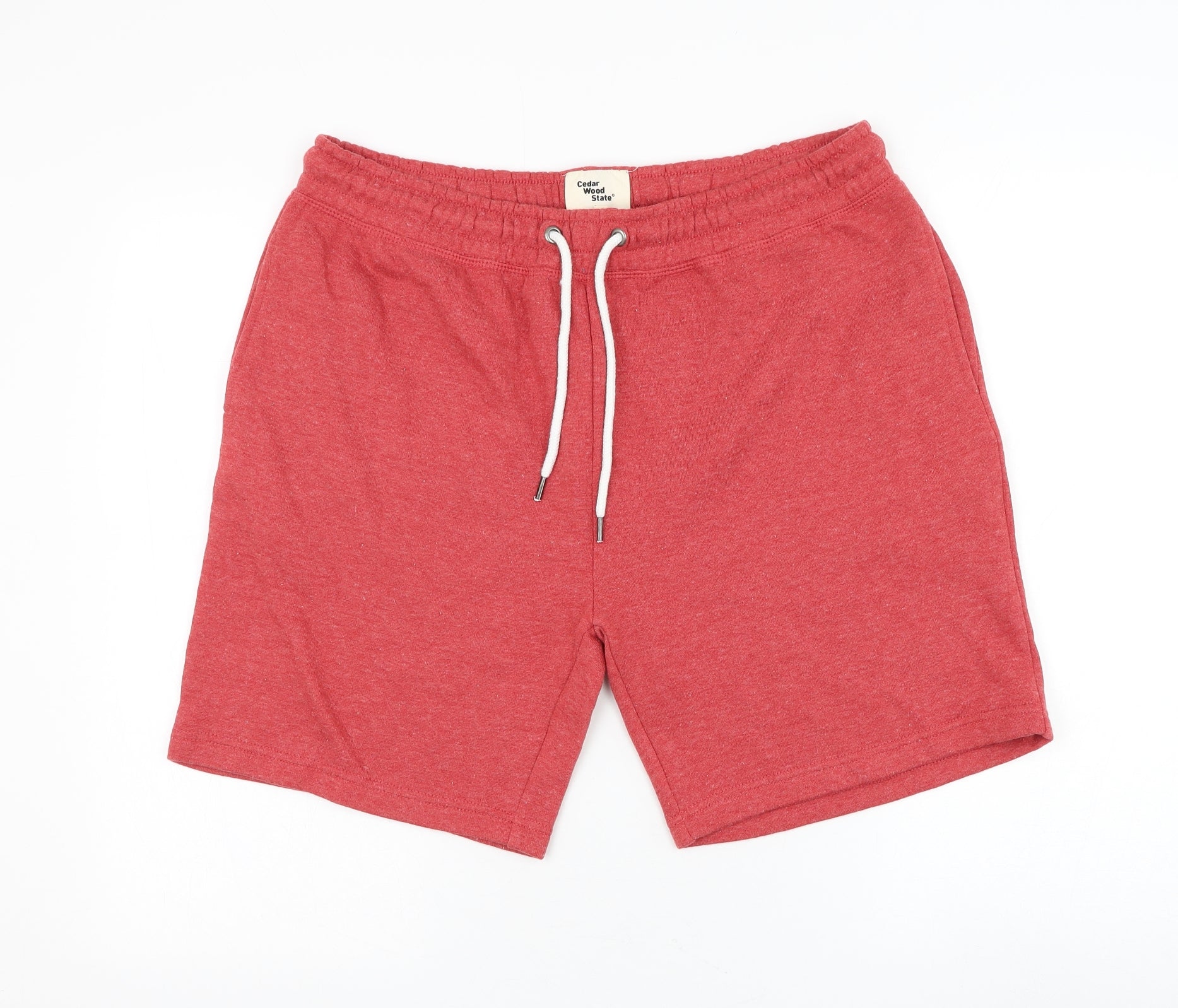 Mens red sale sweat shorts