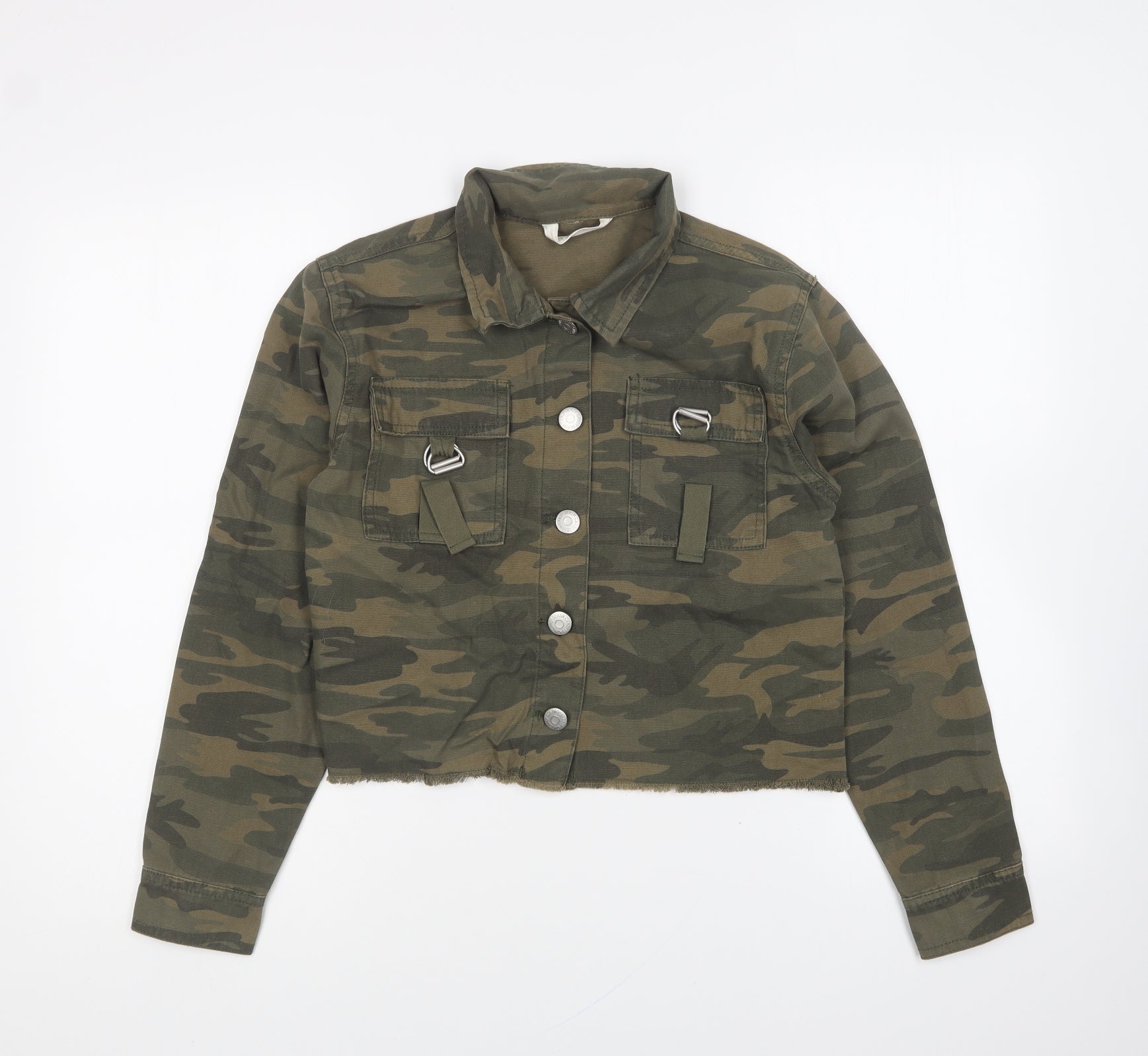 Girls sales camo jacket