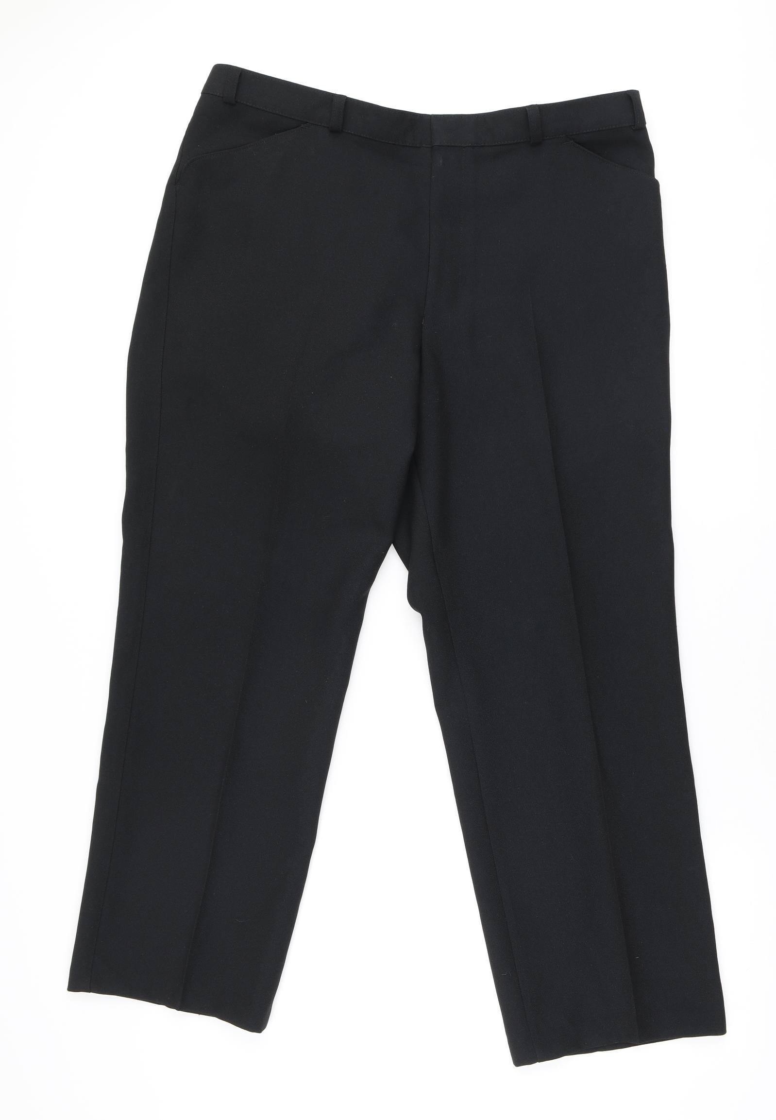 Black Polyester Trousers