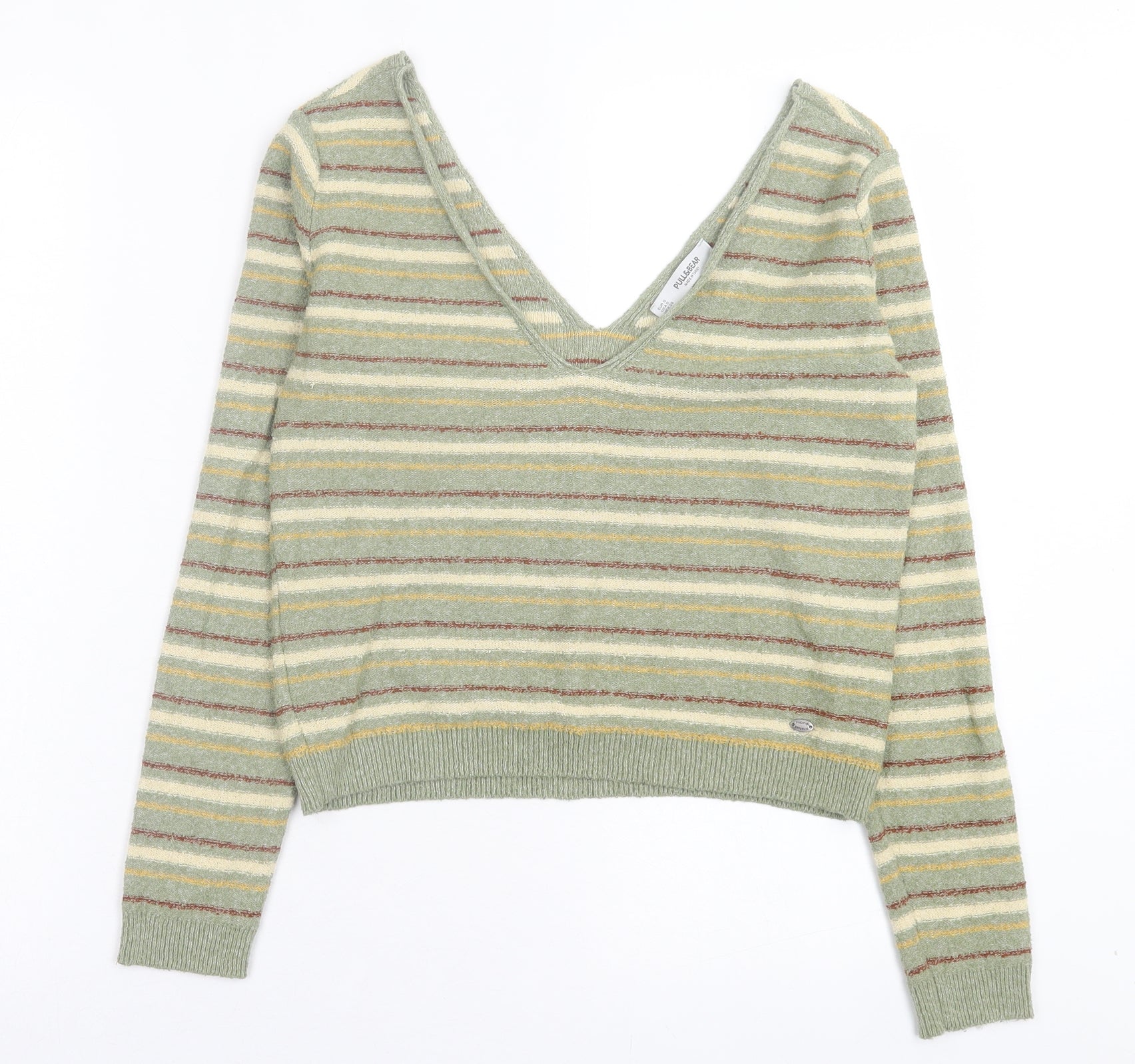 Pull and bear sales green sweater