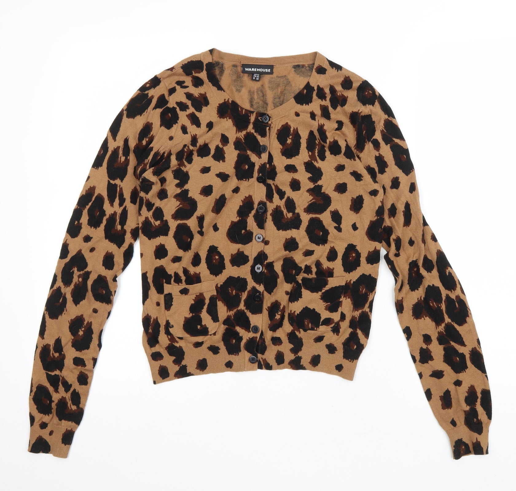 Warehouse leopard sale print jumper