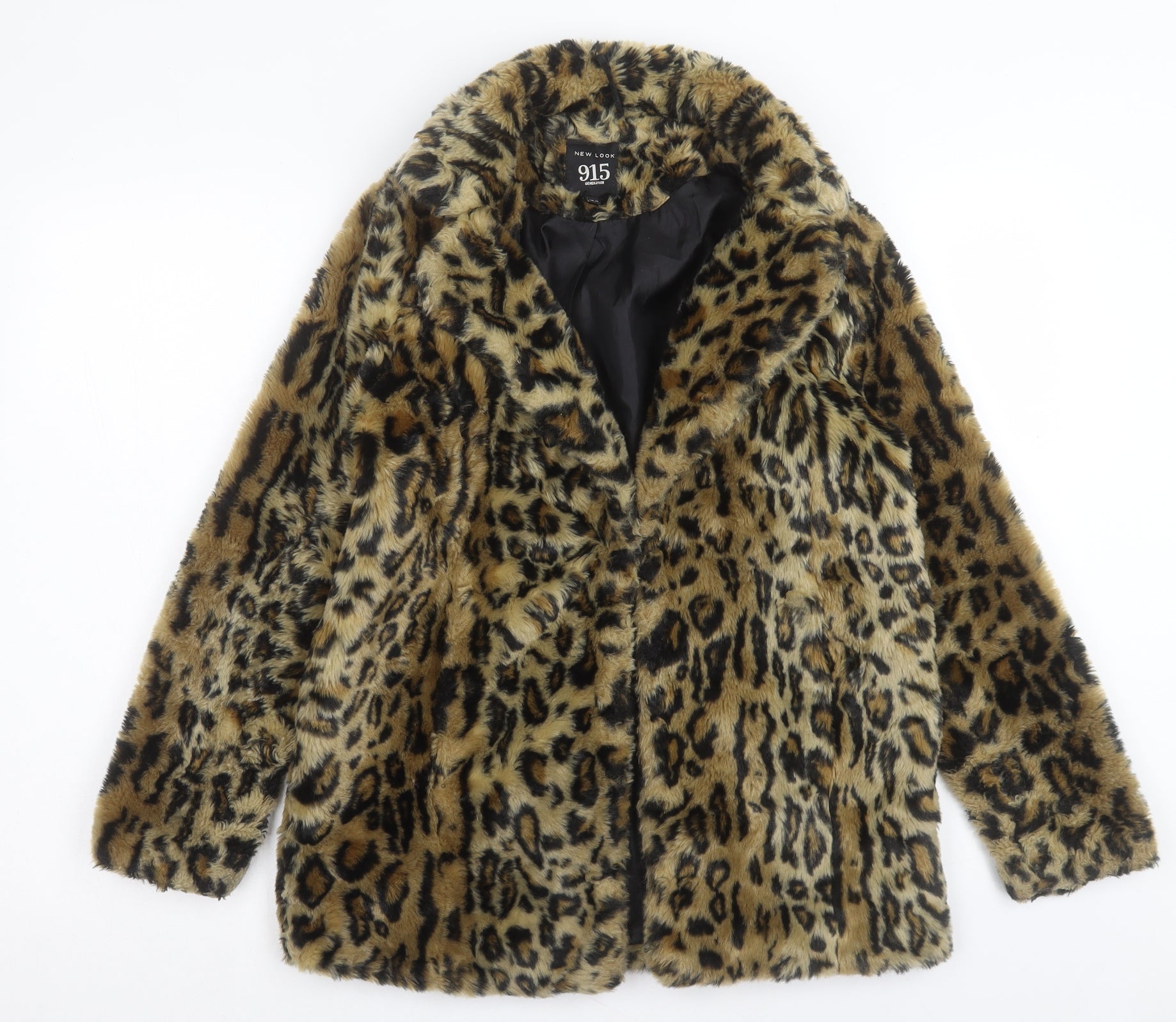 Leopard print coat size 16 hotsell