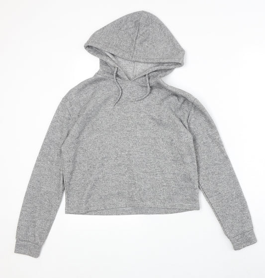 Primark Womens Grey Polyester Pullover Hoodie Size XS Pullover