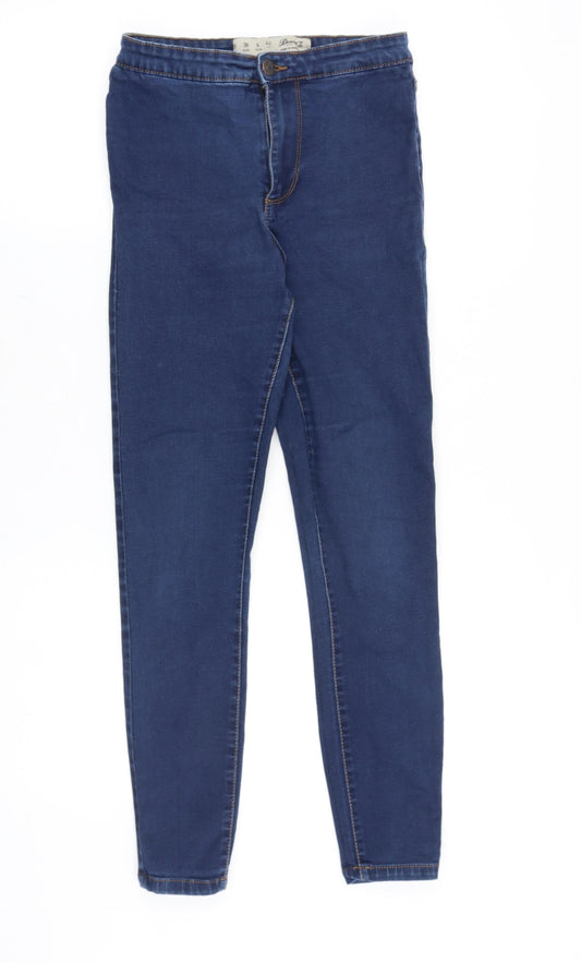 Denim & Co. Womens Blue Cotton Jegging Jeans Size 10 Slim Zip