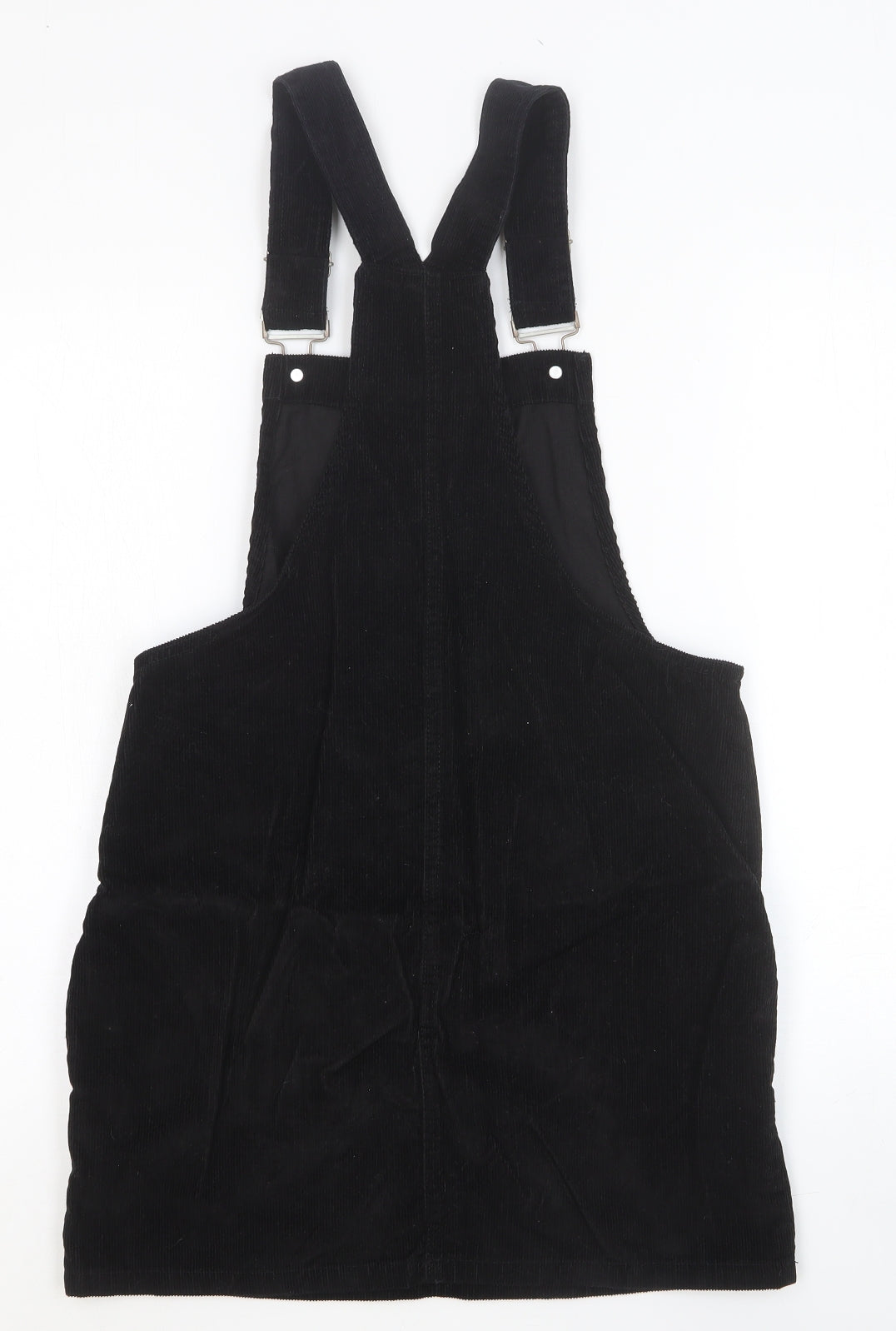 Denim & Co. Womens Black Floral Cotton Pencil Dress Size 10 Square Neck Buckle