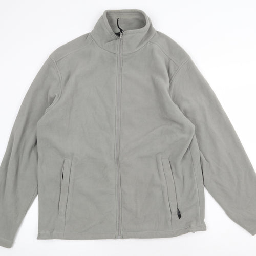 Regatta Womens Grey Jacket Size L Zip - Zipped Pockets
