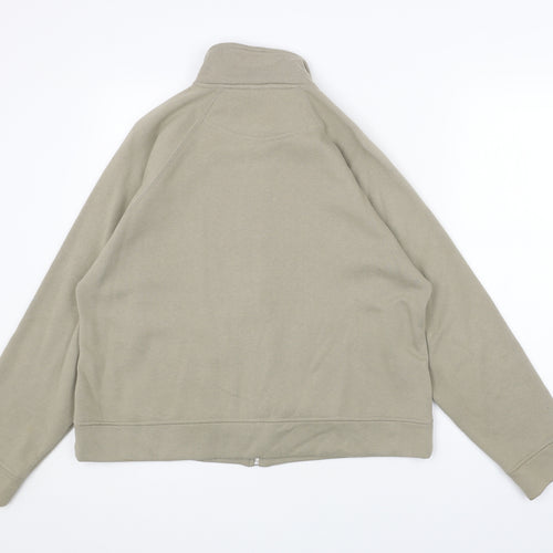 Roman Originals Womens Green Polyester Full Zip Sweatshirt Size M Zip