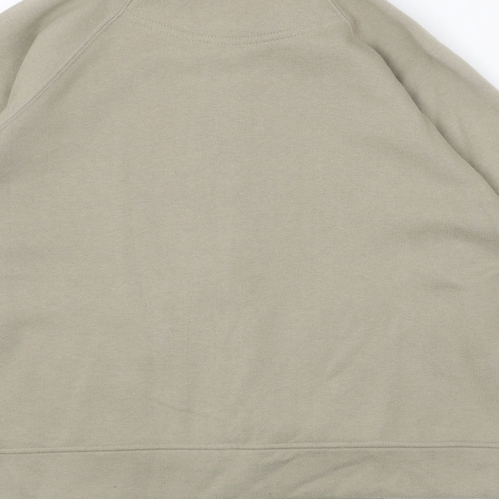 Roman Originals Womens Green Polyester Full Zip Sweatshirt Size M Zip